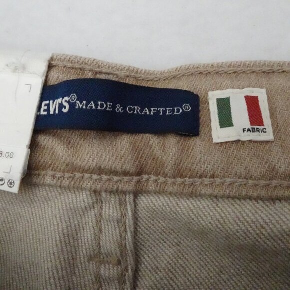 Levi's Made & Crafted Barrel Crop Jeans Women's Size 26 Brown Denim - Picture 11 of 16